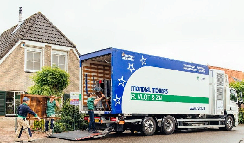 квартирный переезд на водородном грузовике